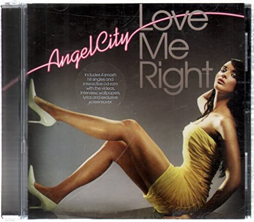 CD case for Angel City’s “Love Me Right,” featuring album artwork.
