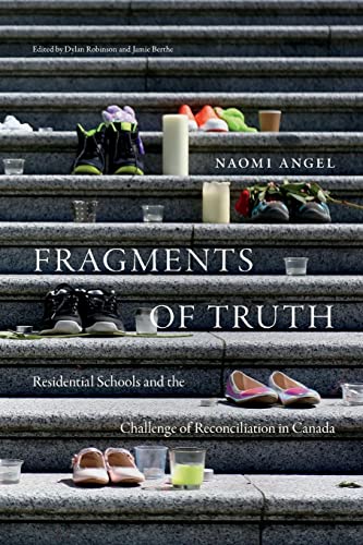 Book cover with children’s shoes and candles on stone steps.