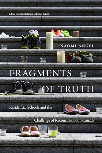 Book cover with children’s shoes, candles, and the title “Fragments of Truth.”