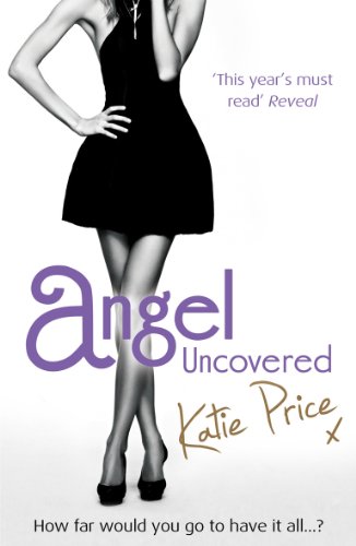 Book cover for "Angel Uncovered" by Katie Price, featuring a woman in a dress.