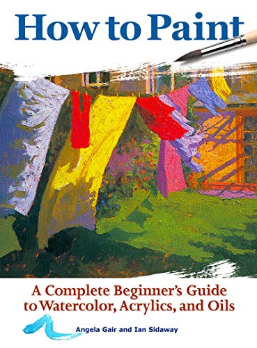 Book cover titled How to Paint featuring an impressionistic painting of laundry on a line.