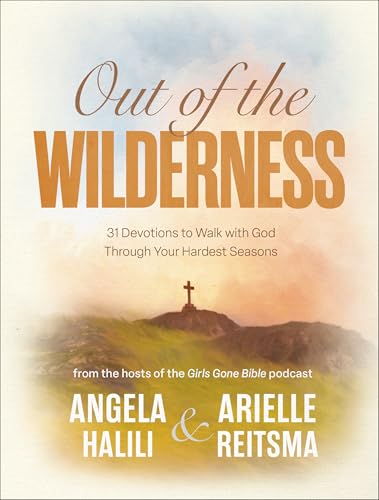 Book cover with title “Out of the Wilderness” and a hilltop cross.