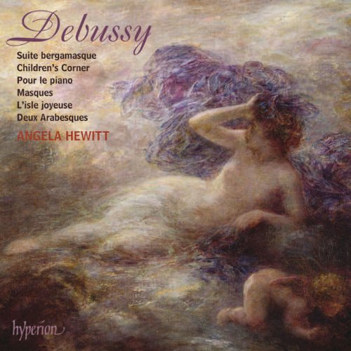 Cover of "Angela Hewitt - Debussy: Solo Piano Music" featuring an impressionist painting.