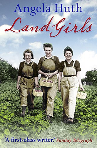 Book cover: three women in work clothes walking through a field.
