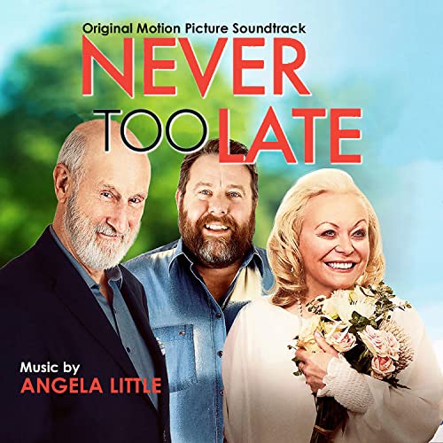 CD cover featuring three smiling people and the title "Never Too Late".
