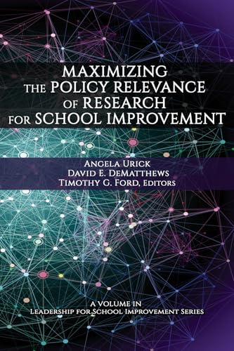 Book cover with network graphic, title: "Maximizing the Policy Relevance...