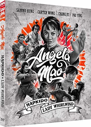 Blu-ray cover featuring Angela Mao in a martial arts action pose.