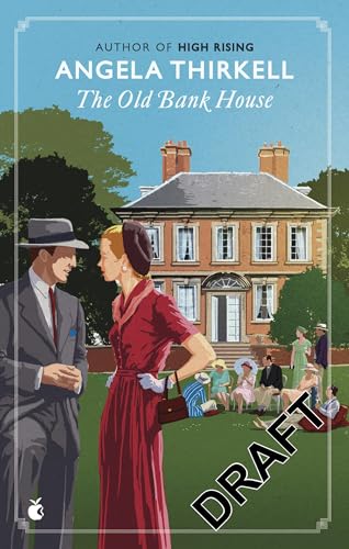 Book cover depicting a large house and couple in vintage clothing.
