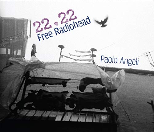 Black and white CD cover with clotheslines, bird, and text.