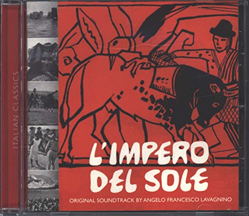 CD cover for "L'impero Del Sole" soundtrack featuring a stylized horse illustration.