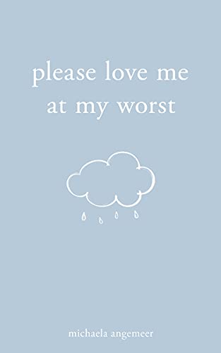 Book cover with light blue background, white text title, and a small rain cloud.