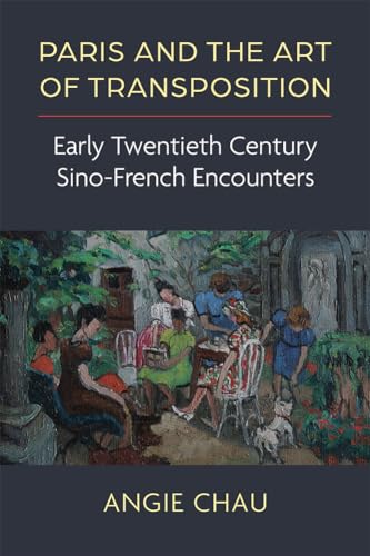 Book cover: "Paris and the Art of Transposition" with a painting of people outdoors.