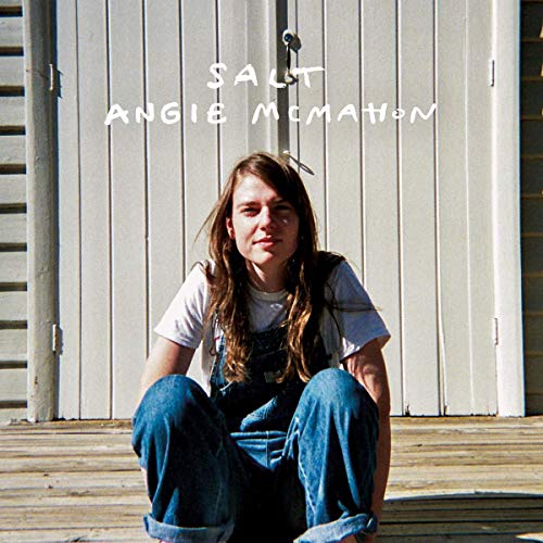 Album cover for Angie McMahon's "Salt" featuring a portrait of the artist.