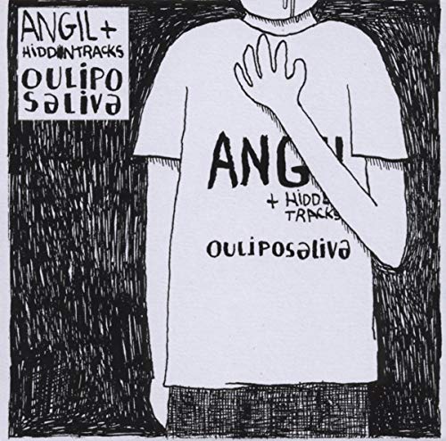 CD cover: black and white sketch of a person with hands on chest.