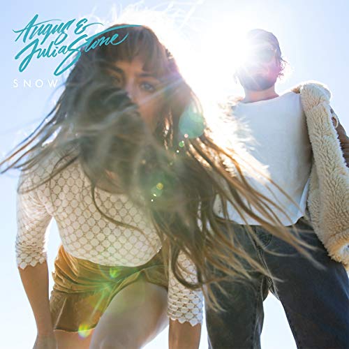 Angus & Julia Stone “Snow” CD cover with two people looking up.