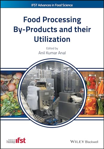 Book cover: “Food Processing By-Products and their Utilization” with factory imagery.