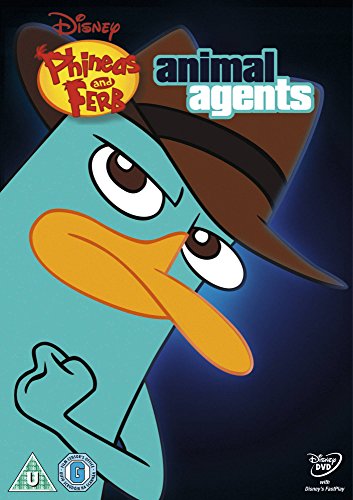 DVD cover for “Phineas and Ferb: Animal Agents” featuring Perry the Platypus.