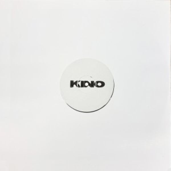 White vinyl record with black "KINO" text in a circular label.