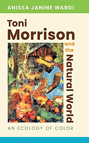 Book cover with painted image of a person near a cabin and foliage.