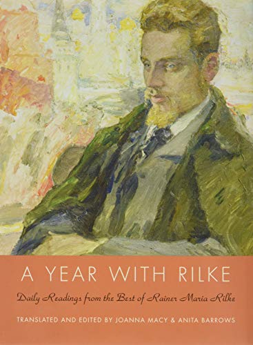 Book cover featuring a painted portrait of Rainer Maria Rilke.