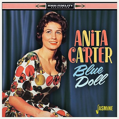 CD cover for Anita Carter’s “Blue Doll” featuring a portrait of the artist.