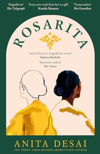 Book cover for "Rosarita" by Anita Desai, featuring two women’s profiles.
