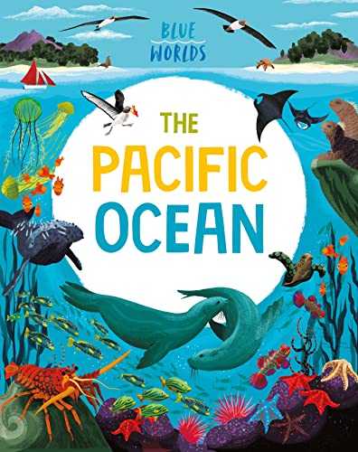 Book cover depicting colorful Pacific Ocean wildlife and text.