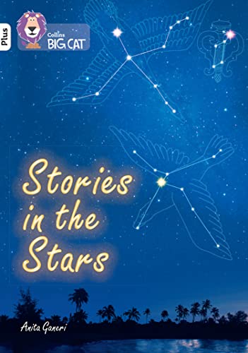 Book cover depicting constellations over a silhouetted tropical landscape.