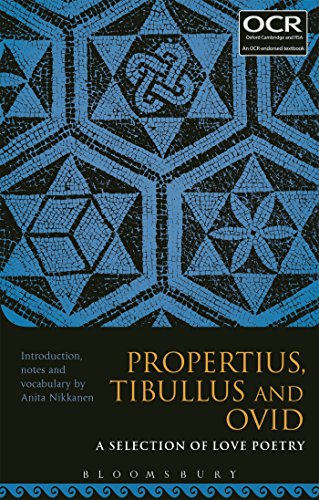 "Book cover with blue geometric pattern and black background, featuring title and author names."