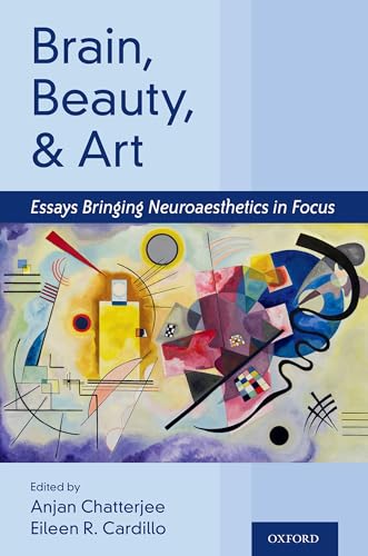 Book cover titled Brain, Beauty, & Art featuring an abstract Kandinsky-style painting.