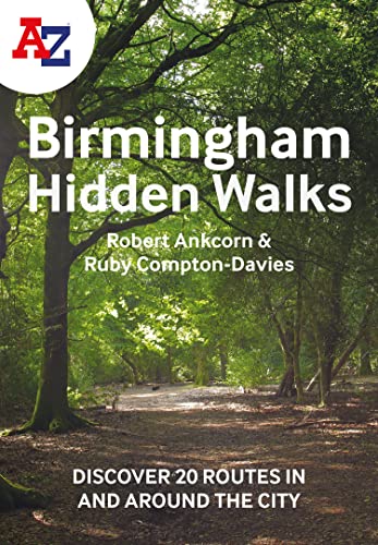 Book cover for Birmingham Hidden Walks featuring a path through a green forest.