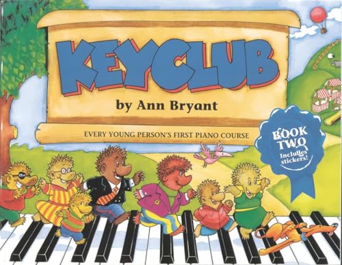 Keyclub Pupil's Book 2" cover with cartoon children playing piano.