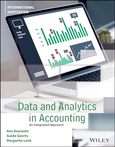 Textbook cover displaying data analytics charts on a laptop screen.