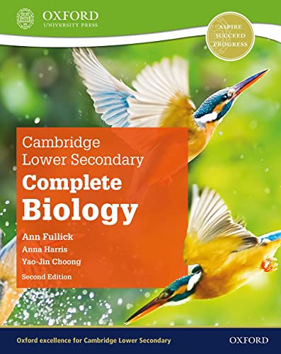 Biology textbook cover with birds in flight, red title panel.