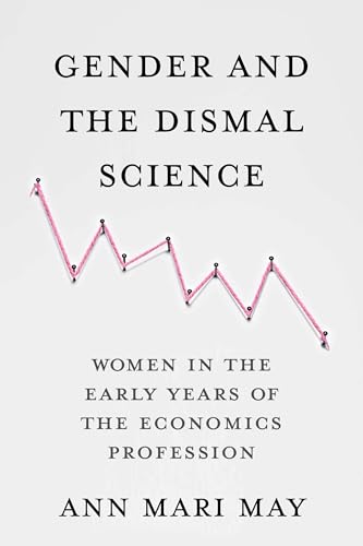 Book cover with title "Gender and the Dismal Science" and a pink line graph.