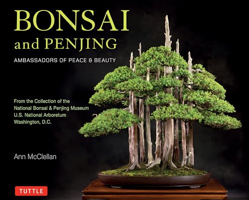 Book cover featuring a multi-trunk bonsai tree on a dark background.