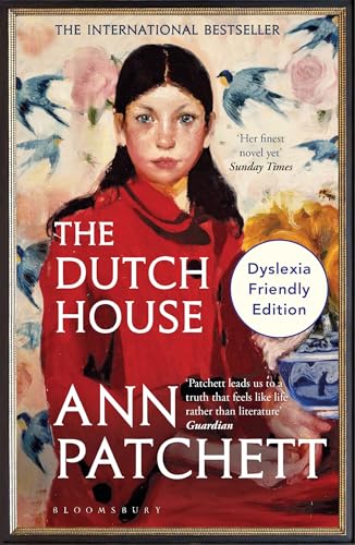 Book cover featuring a portrait of a girl in red against a floral background.