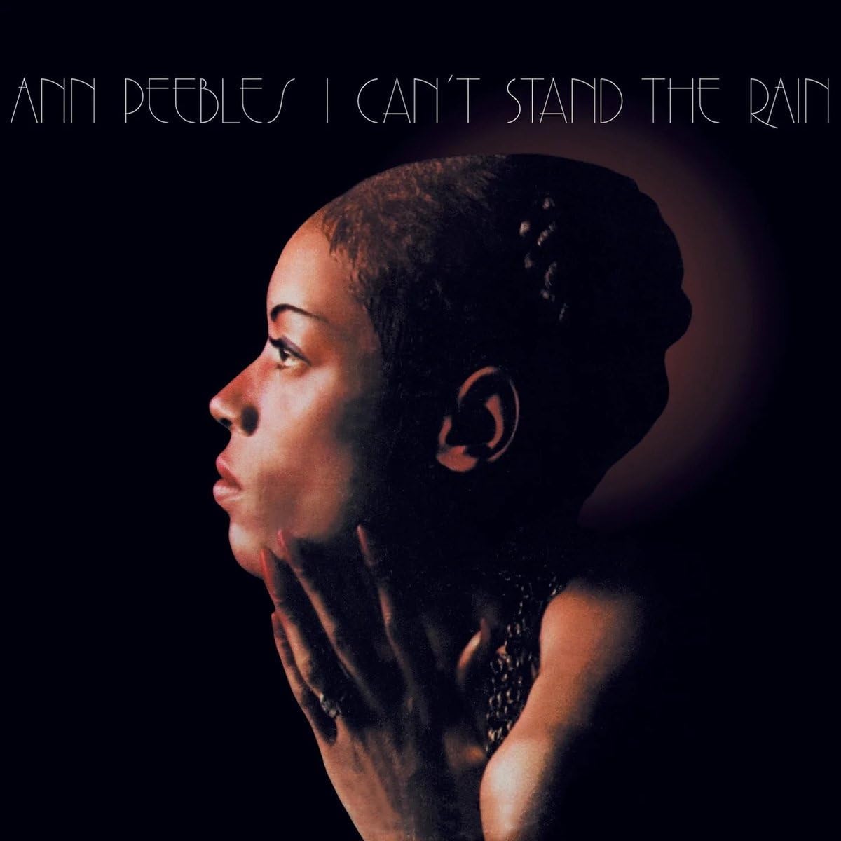 Ann Peebles album cover: profile of a woman in shadow, dark background.