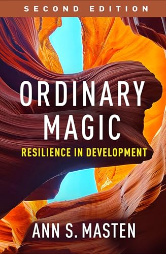 Book cover: "Ordinary Magic" with abstract canyon landscape background.