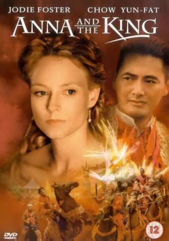 DVD cover for "Anna and the King" featuring Jodie Foster and Chow Yun-Fat.