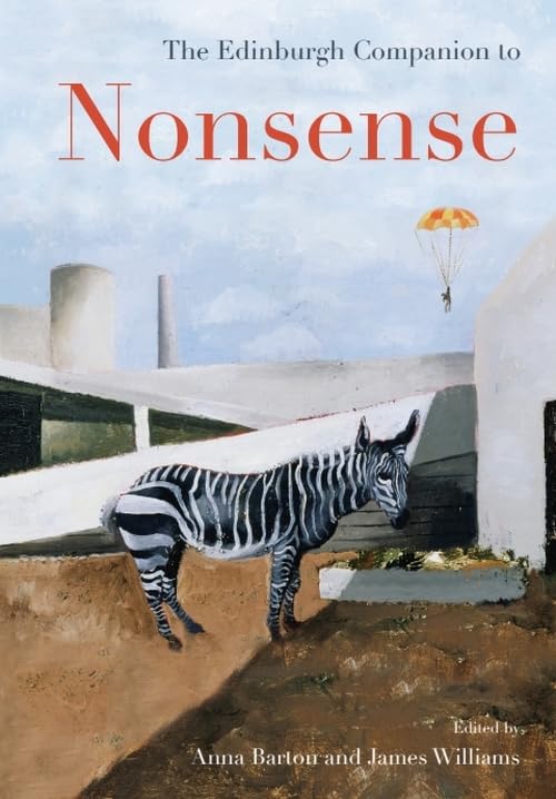 Book cover: "The Edinburgh Companion to Nonsense" with surreal imagery.