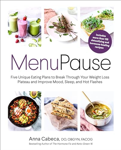 Book cover featuring colorful food photos and the title "MenuPause.