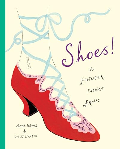 Book cover with illustration of a red, laced-up high-heeled shoe.