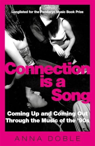 Book cover with colorful 90s music-inspired design and title in bold font.