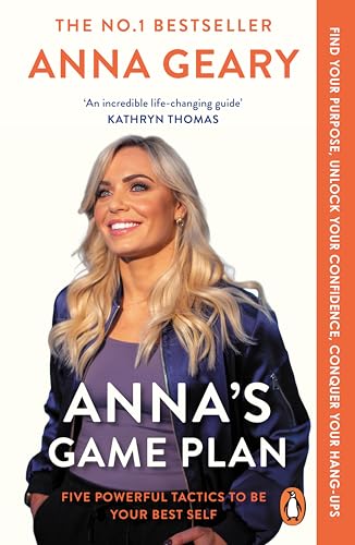 Book cover featuring Anna Geary, titled "Anna’s Game Plan" in bold text.