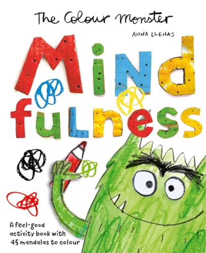 Book cover featuring a green monster and colourful, textured title lettering.