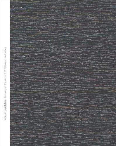 Book cover: abstract black and colorful linear drawing.
