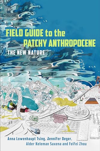 Book cover with abstract art depicting nature and human impact.