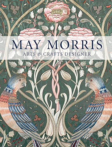 Book cover featuring a symmetrical floral and bird pattern in an Arts and Crafts style.