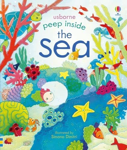 Colorful illustrated children’s book cover depicting marine life and coral.